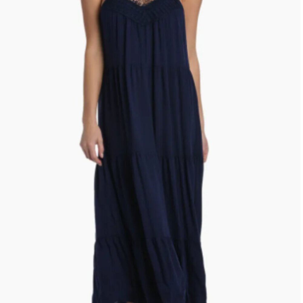 La Blanca White Sleeveless Maxi White Dress, Size XL - Picture 10 of 11